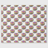 Happy Diwali Festival Shout Cadeaupapier (Vlak)