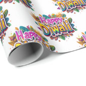 Happy Diwali Festival Shout Cadeaupapier (Rol Hoek)