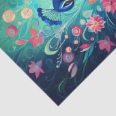 Happy Diwali Festival van Lichten Peacock Tissuepapier (Detail)