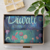 Happy Diwali Festival van Lichten Peacock Tissuepapier (Geschenk)