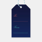 Happy Diwali Ganesha Rangoli - étiquette cadeau (Dos)