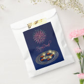 Happy Diwali Ganesha Rangoli - Favor Bag Bedankzakje (Gezegeld)