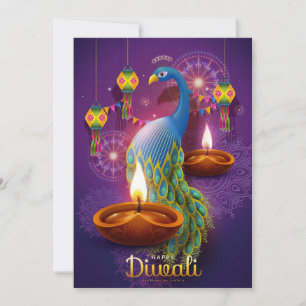 Happy Diwali Holiday Card Feestdagenkaart