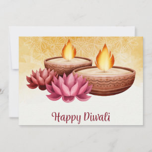 Happy Diwali Holiday Card Feestdagenkaart