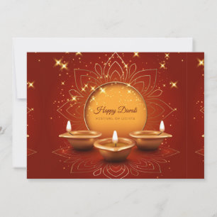 Happy Diwali Holiday Card Feestdagenkaart