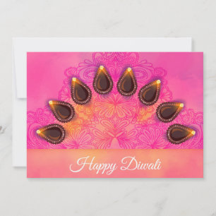 Happy Diwali Holiday Card Feestdagenkaart