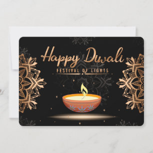 Happy Diwali Holiday Card Feestdagenkaart