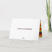 HAPPY DIWALI lamp Kaart (Achterkant)