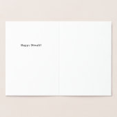 Happy Diwali Mandala - Carte Foil (Intérieur)