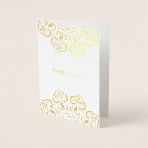 Happy Diwali Mandala - Foil Card Folie Kaarten