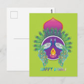 😍  Happy Diwali met pauzes Briefkaart (Voorkant / Achterkant)