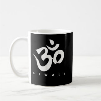 Happy Diwali OM Hindu Festival Lights Gift Koffiemok