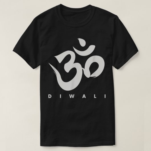 Happy Diwali OM Hindu Festival Lights Gift T-shirt (Design voorkant)