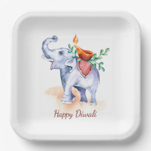 Happy Diwali Paper-Bord Papieren Bordje