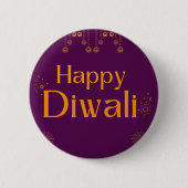 Happy Diwali Party  Ronde Button 5,7 Cm (Voorkant)