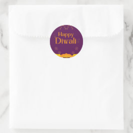 Happy Diwali Party Ronde Sticker