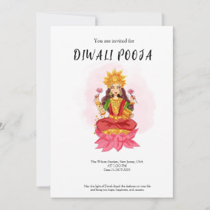 Happy diwali pooja kaart