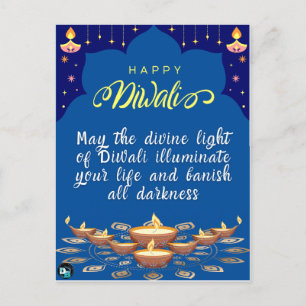 Happy Diwali Post kaart