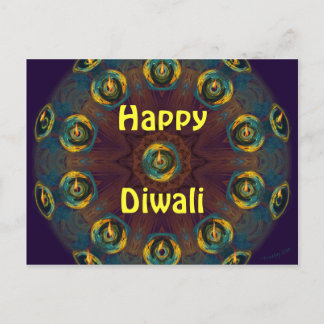 Happy Diwali postcard. Briefkaart
