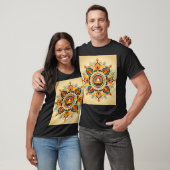 "Happy Diwali Simple Rangoli T-Shirt Design" (Unisexe)