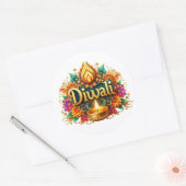 Happy Diwali Sticker (Envelop)