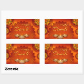 Happy Diwali Sticker rectangulaire (Feuille)