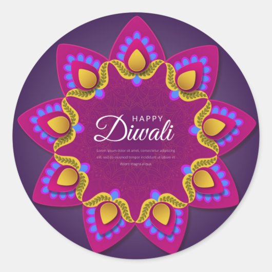Happy Diwali stickers (Devant)