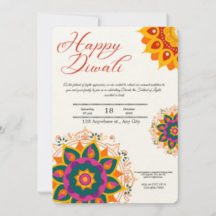 Happy Diwali Uitnodiging