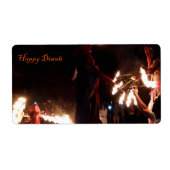 Happy Diwali Verzendlabels Etiket (Voorkant)