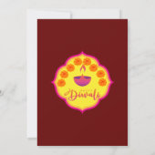 Happy Diwali - Viering Kaart (Achterkant)
