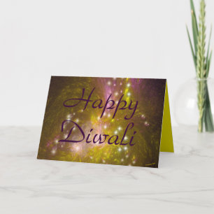 Happy Diwali wenskaart. Kaart