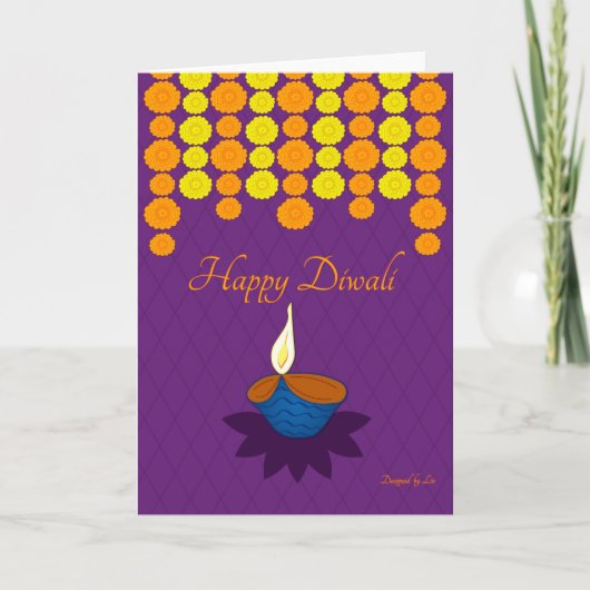 Happy Diwali Wenskaarten Kaart (Voorkant)