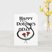 Happy Doctor's Dag Kaart (Gele Bloem)