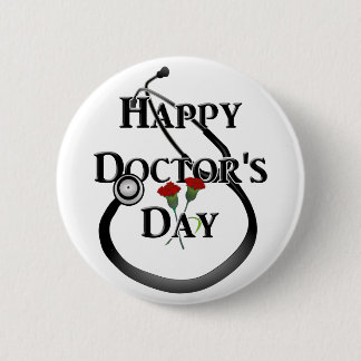 Happy Doctor's Dag Ronde Button 5,7 Cm
