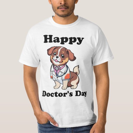 Happy Doctor's Dag T-shirt (Voorkant)