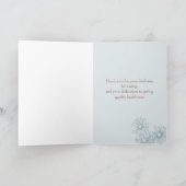 Happy Doctors' Day Flowers Custom Name Kaart (Binnen)