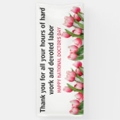 Happy Doctors Day Tulip Banner (Verticaal)