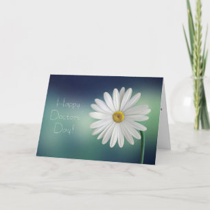 Happy Doctors' Day Witte Daisy Kaart