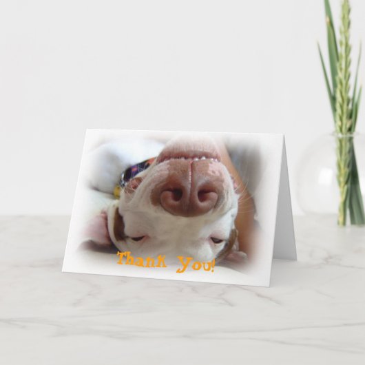 Happy Dog Dank je wel Bedankkaart (Voorkant)