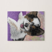 Happy Dog Face Legpuzzel (Horizontaal)
