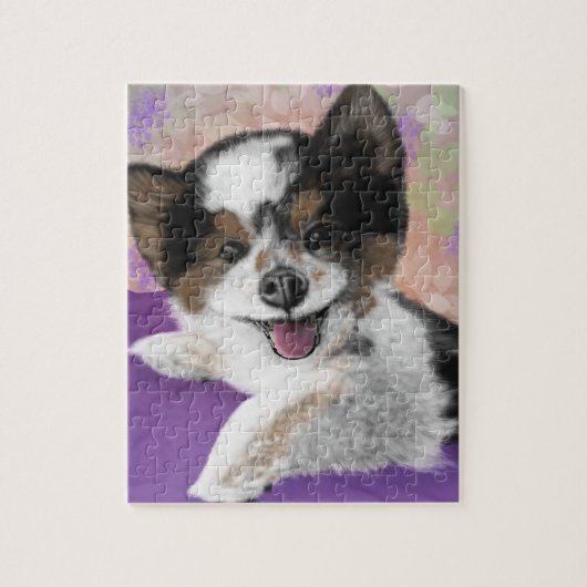 Happy Dog Face Legpuzzel (Verticaal)