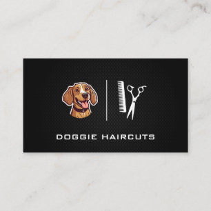 Happy Dog Logo Gereedschap voor groomers Visitekaartje