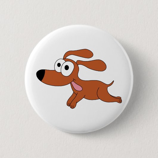 Happy Dog Ronde Button 5,7 Cm (Voorkant)