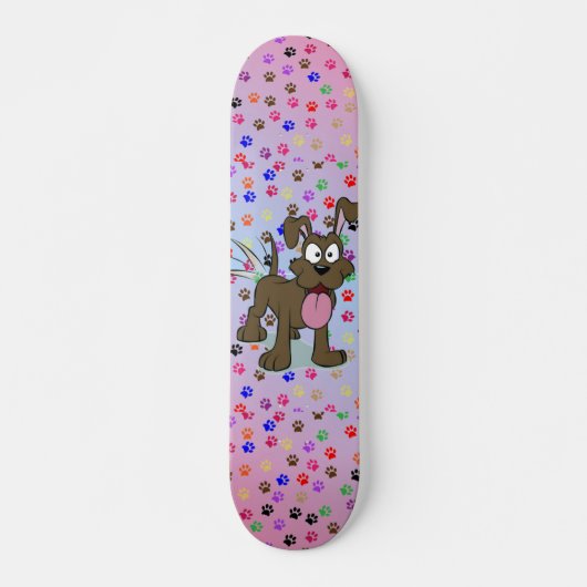 Happy Dog Skateboard (Voorkant)
