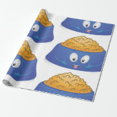 Happy Dog-voedsel Cadeaupapier (Uitgerold)