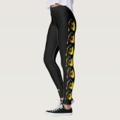 Happy Dog Walking Service Leggings avec nom (Gauche)