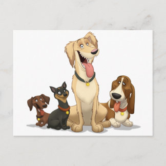 Happy Dogs Briefkaart