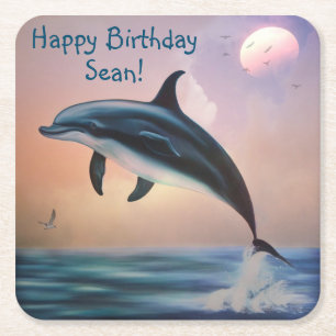 Happy Dolphin Onderzetters