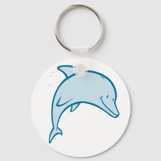 Happy Dolphin Sleutelhanger (Voorkant)
