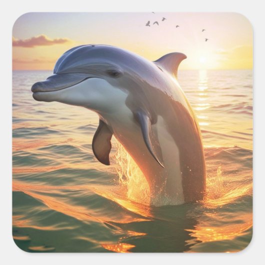 Happy Dolphin Stickers (Voorkant)